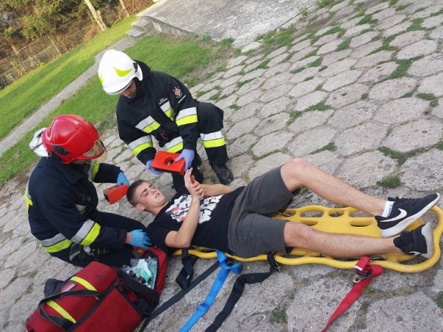  „Jedzie, jedzie straż ogniowa”, czyli ćwiczenia ewakuacyjne w Internacie.